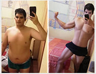 Antes y después de perder peso con Nano Slim