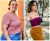 Antes y después de perder peso con Nano Slim